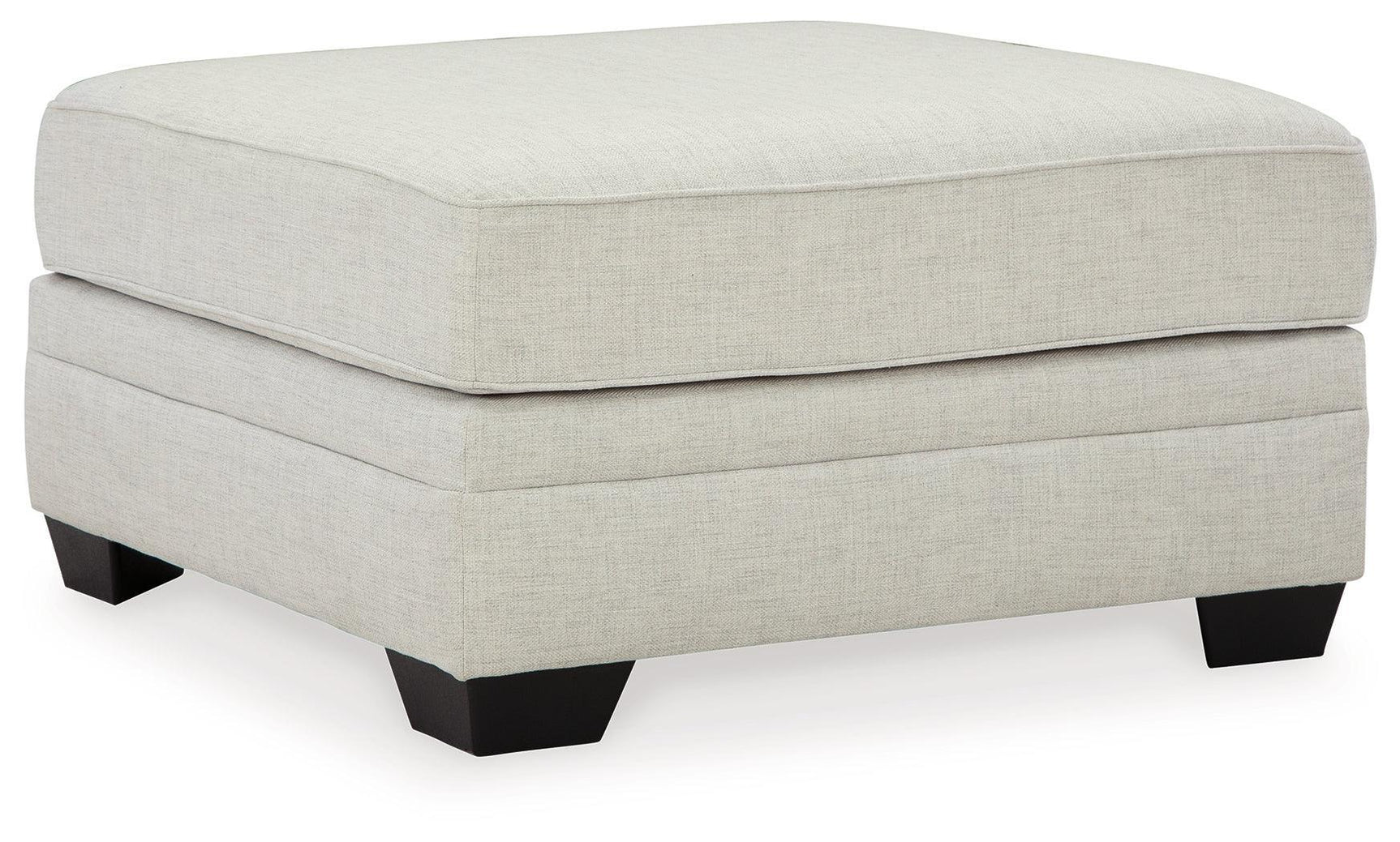 Huntsworth Dove Gray Chenille Oversized Accent Ottoman - Ella Furniture