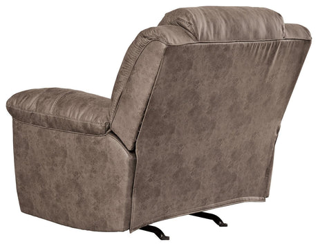Stoneland Fossil Faux Leather Power Recliner - Ella Furniture