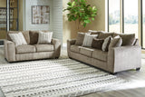 Olin Chocolate Sofa, Loveseat, Chair And Ottoman - Ella Furniture