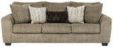 Olin Chocolate Chenille Queen Sofa Sleeper - Ella Furniture