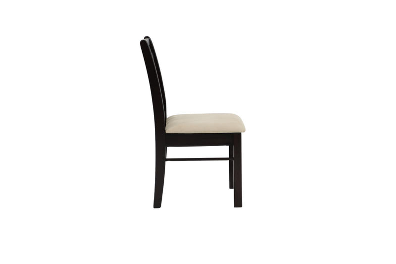 Phoenix Slat Back Chair Light Brown And Cappuccino - Ella Furniture