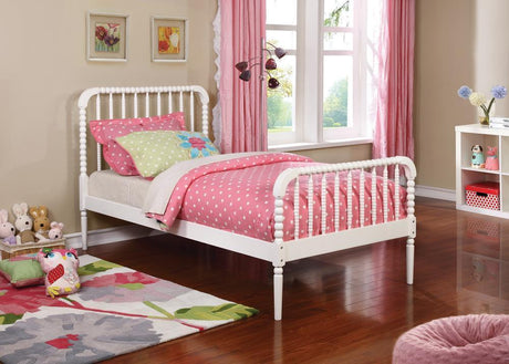 Jones Twin Bed White - Ella Furniture