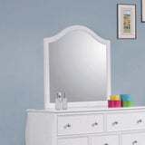 Dominique Dresser Mirror White - Ella Furniture