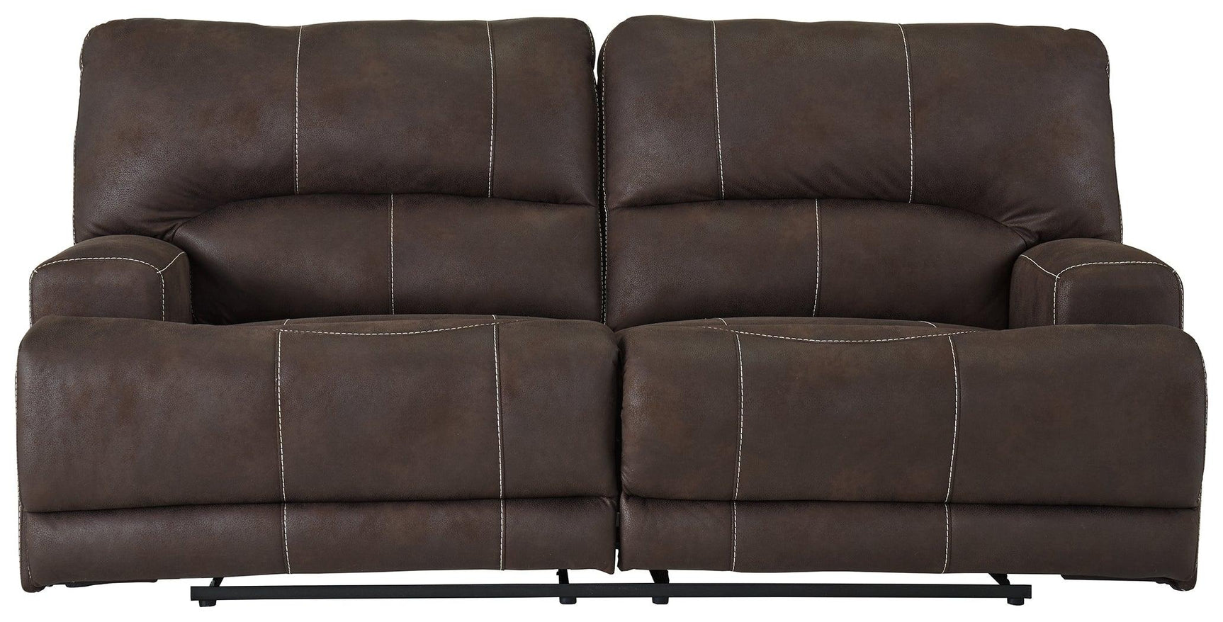 Kitching Java Faux Leather Power Reclining Sofa - Ella Furniture