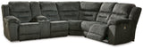 Nettington Smoke 3-Piece Power Reclining Sectional 44101S1 - Ella Furniture