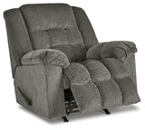 Kegler Putty Chenille Recliner - Ella Furniture