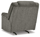 Kegler Putty Chenille Recliner - Ella Furniture