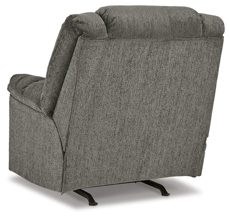 Kegler Putty Chenille Recliner - Ella Furniture