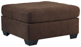 Maier Walnut Oversized Accent Ottoman - Ella Furniture