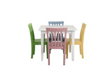 Rory Multi Color Rectangular Dining Room Set - Ella Furniture