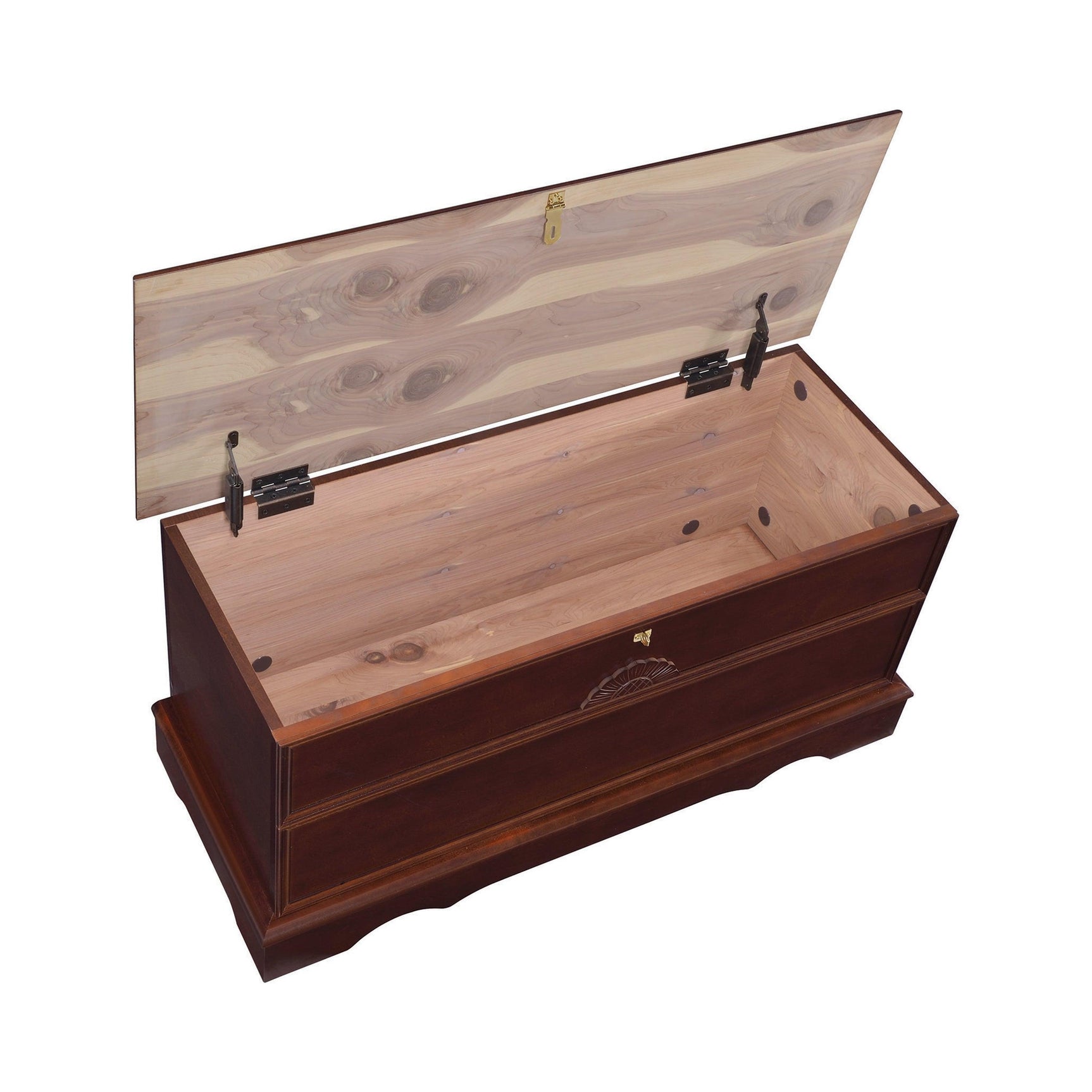 Paula Rectangular Cedar Chest Warm Brown - Ella Furniture