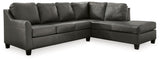 Valderno Fog 2-Piece Sectional With Chaise - Ella Furniture
