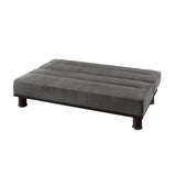 Callie Gray Contemporary Solid Wood And Plywood Microfiber Fabric Upholstery Elegant Lounger - Ella Furniture