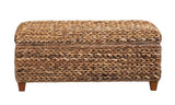Laughton Hand-woven Storage Trunk Amber - Ella Furniture
