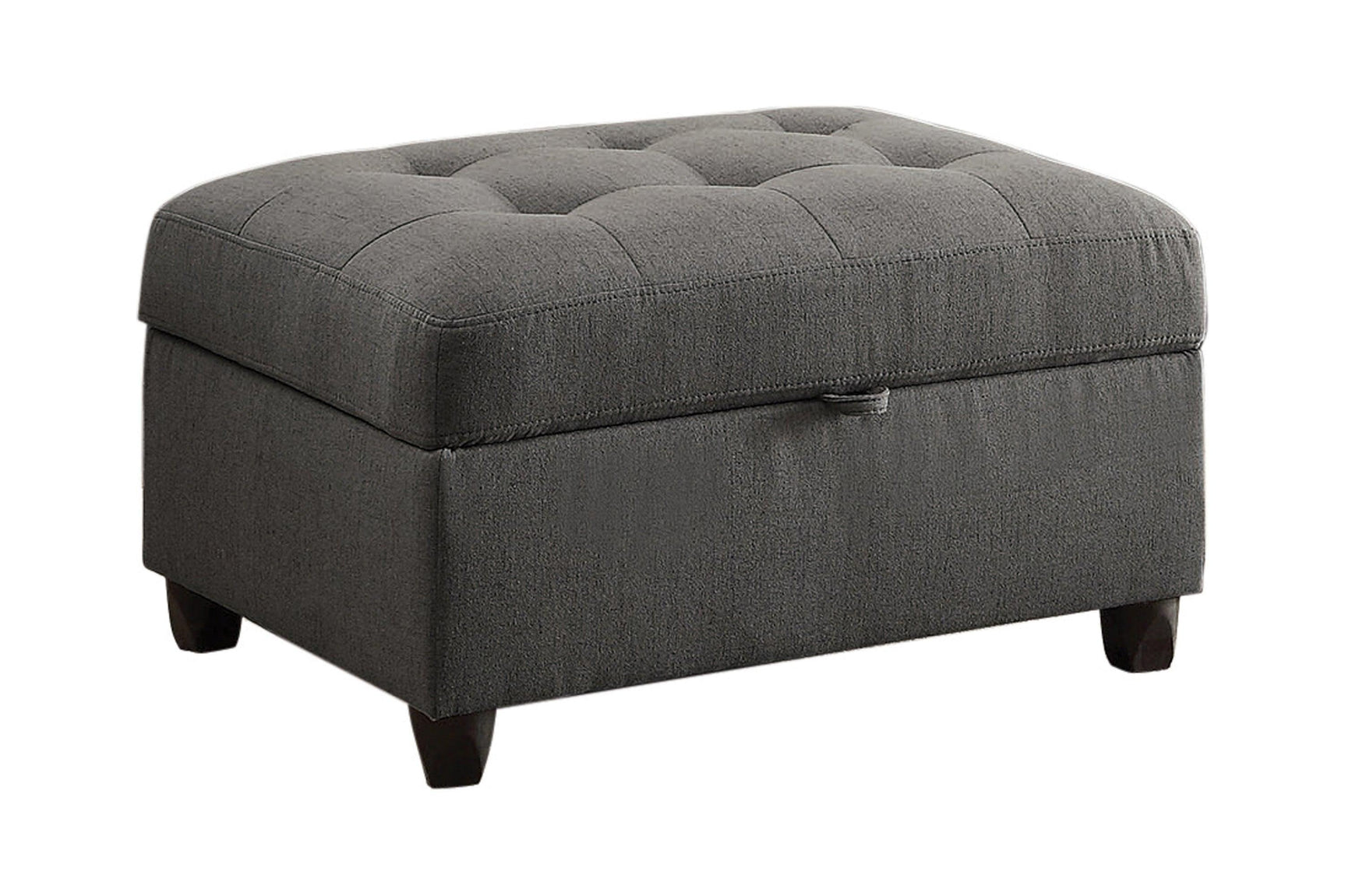 Stonenesse Tufted Sectional Grey - Ella Furniture