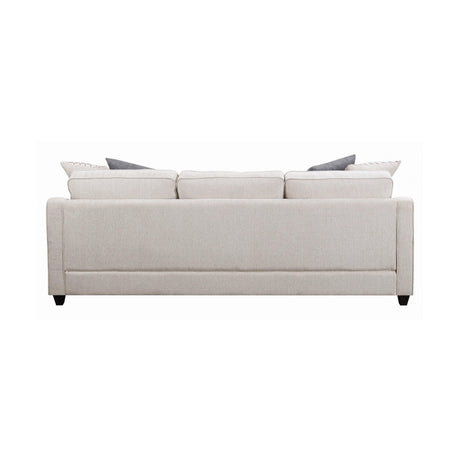 Mcloughlin Upholstered Sectional Cream - Ella Furniture