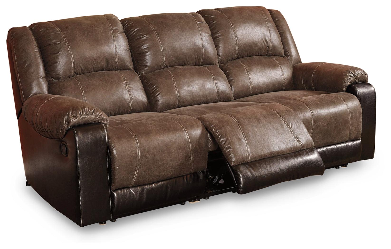 Nantahala Coffee 3-Piece Reclining Sectional - Ella Furniture