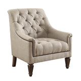 Avonlea Sloped Arm Upholstered Sofa Trim Grey - Ella Furniture