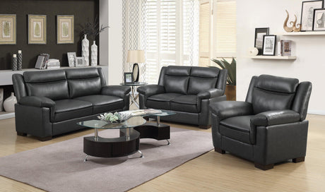 Arabella Pillow Top Upholstered Sofa Grey - Ella Furniture
