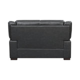Arabella Pillow Top Upholstered Loveseat Grey - Ella Furniture