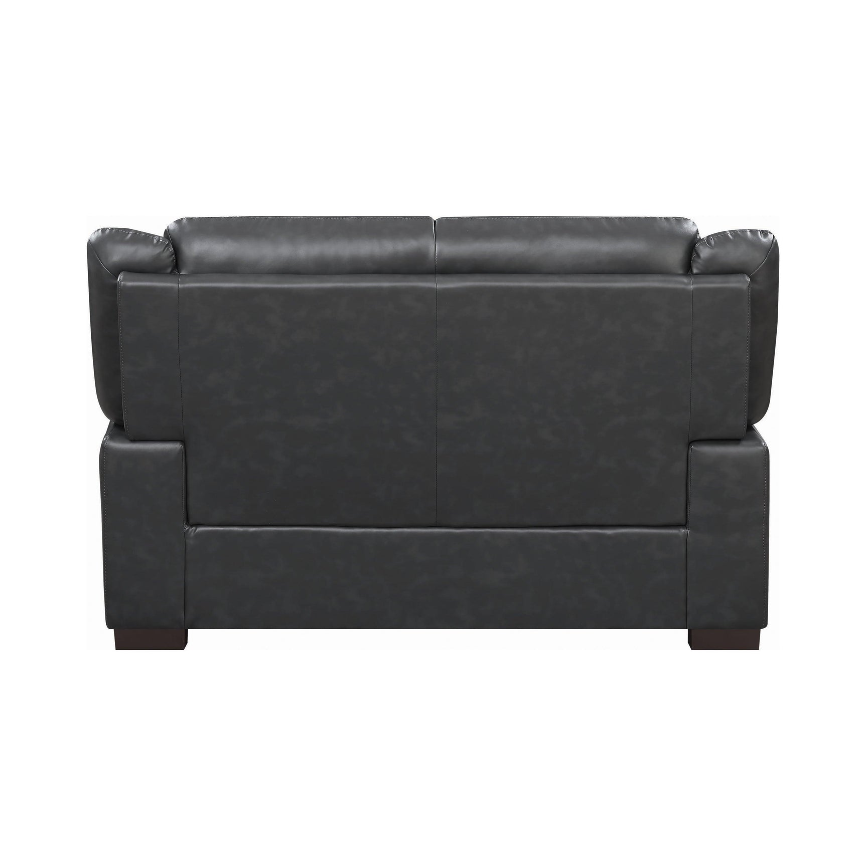 Arabella Pillow Top Upholstered Loveseat Grey - Ella Furniture