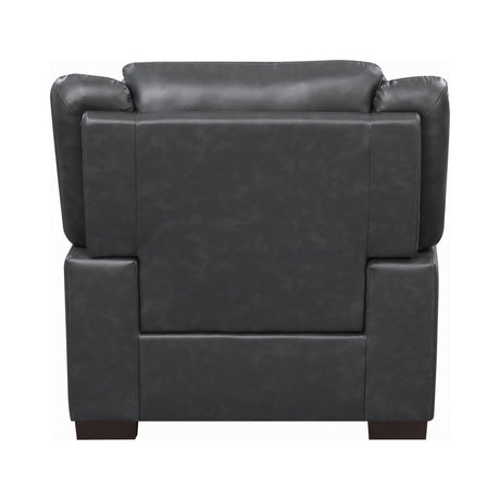 Arabella Pillow Top Upholstered Chair Grey - Ella Furniture