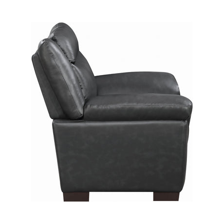 Arabella Pillow Top Upholstered Chair Grey - Ella Furniture