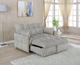 Cotswold Tufted Cushion Sleeper Sofa Bed Beige - Ella Furniture