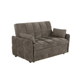 Cotswold Tufted Cushion Sleeper Sofa Bed Brown - Ella Furniture