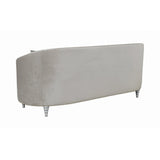 Avonlea Sloped Arm Tufted Sofa Grey - Ella Furniture