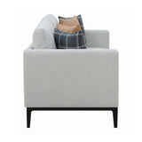 Apperson Cushioned Back Sofa Light Grey - Ella Furniture