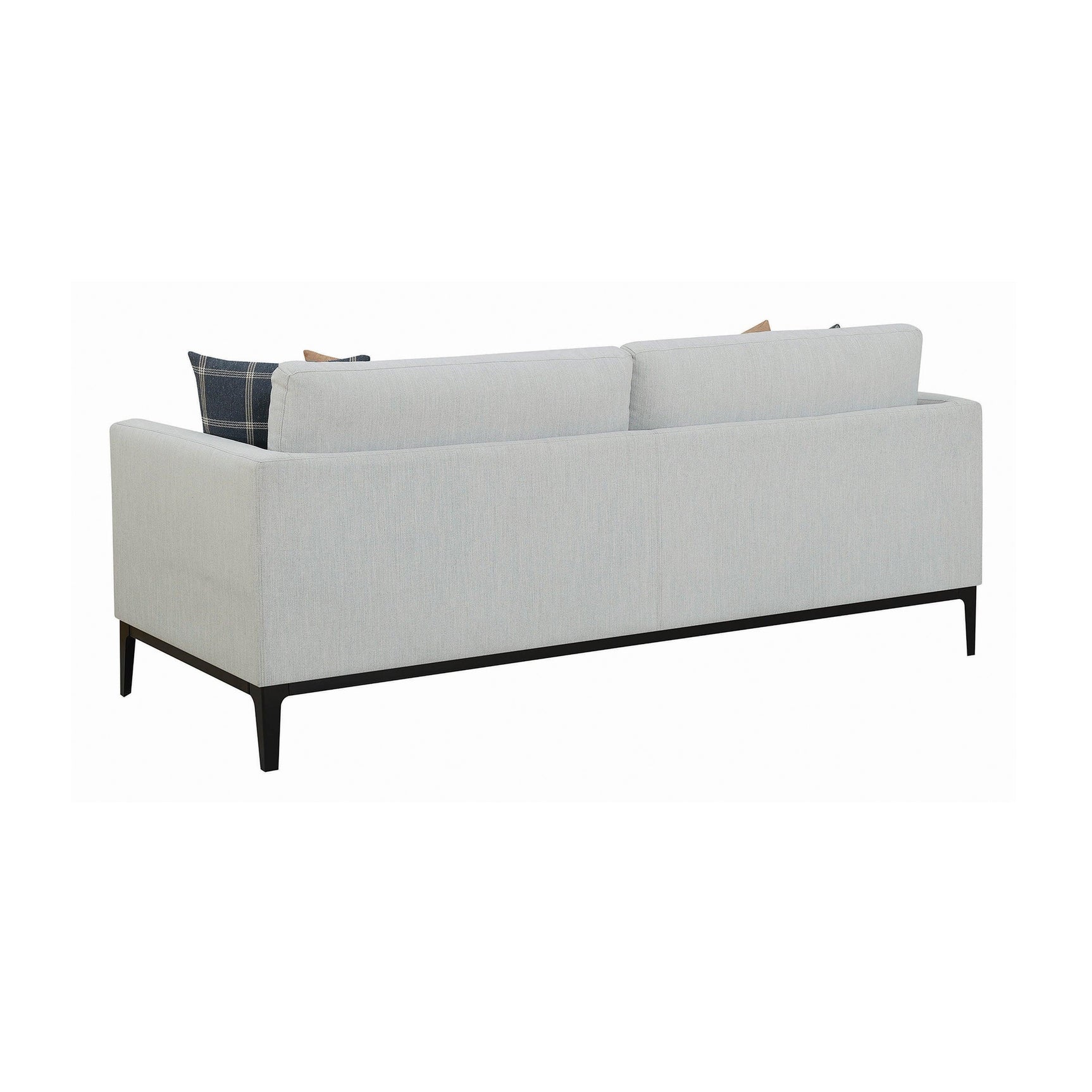 Apperson Cushioned Back Sofa Light Grey - Ella Furniture