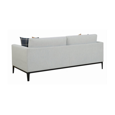 Apperson Cushioned Back Sofa Light Grey - Ella Furniture