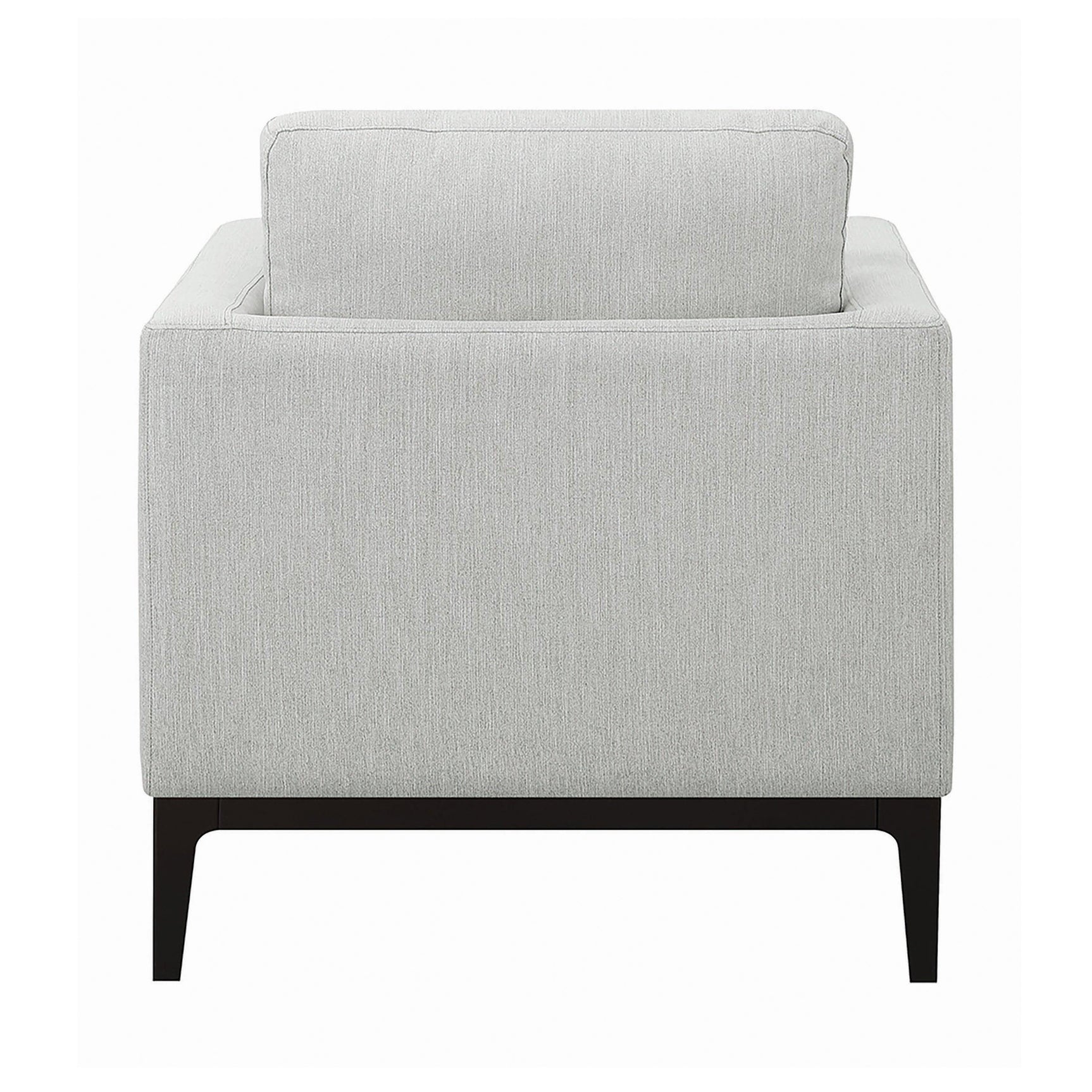 Apperson Cushioned Back Arm Chair Light Grey - Ella Furniture