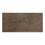 Millwood Weathered Natural Finish And Rustic Black Metal Finish Wood Counter Height Writing Desk - Ella Furniture