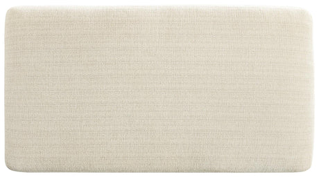 Maggie Birch Chenille Ottoman - Ella Furniture