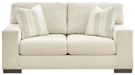 Maggie Birch Chenille Loveseat - Ella Furniture