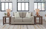 Maggie Flax Chenille Loveseat - Ella Furniture