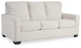 Rannis Snow Chenille Full Sofa Sleeper - Ella Furniture