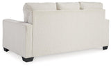 Rannis Snow Chenille Full Sofa Sleeper - Ella Furniture