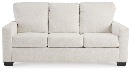 Rannis Snow Chenille Full Sofa Sleeper - Ella Furniture