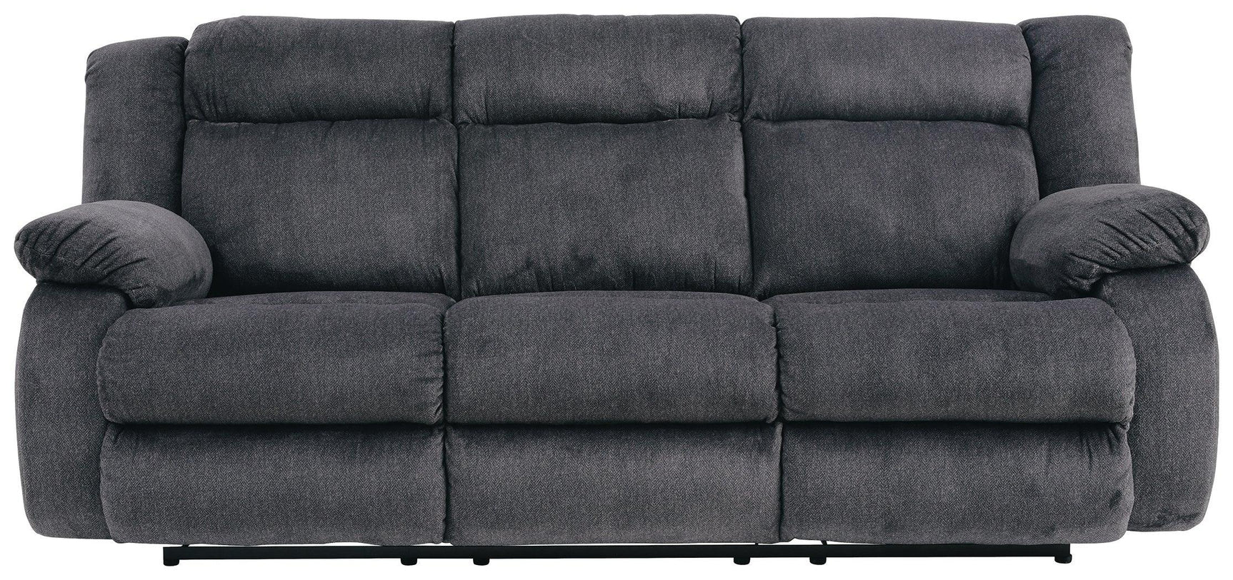 Burkner Marine Velvet Power Reclining Sofa - Ella Furniture