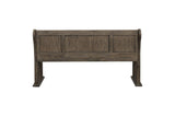 Toulon Dark Oak Rustic Finish Classic Solid Wood Rectangular Dining Set - Ella Furniture
