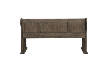 Toulon Dark Oak Rustic Finish Classic Solid Wood Rectangular Dining Set - Ella Furniture