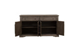 Toulon Dark Oak Rustic Finish Classic Solid Wood Rectangular Dining Set - Ella Furniture