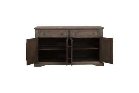 Toulon Dark Oak Rustic Finish Classic Solid Wood Rectangular Dining Set - Ella Furniture