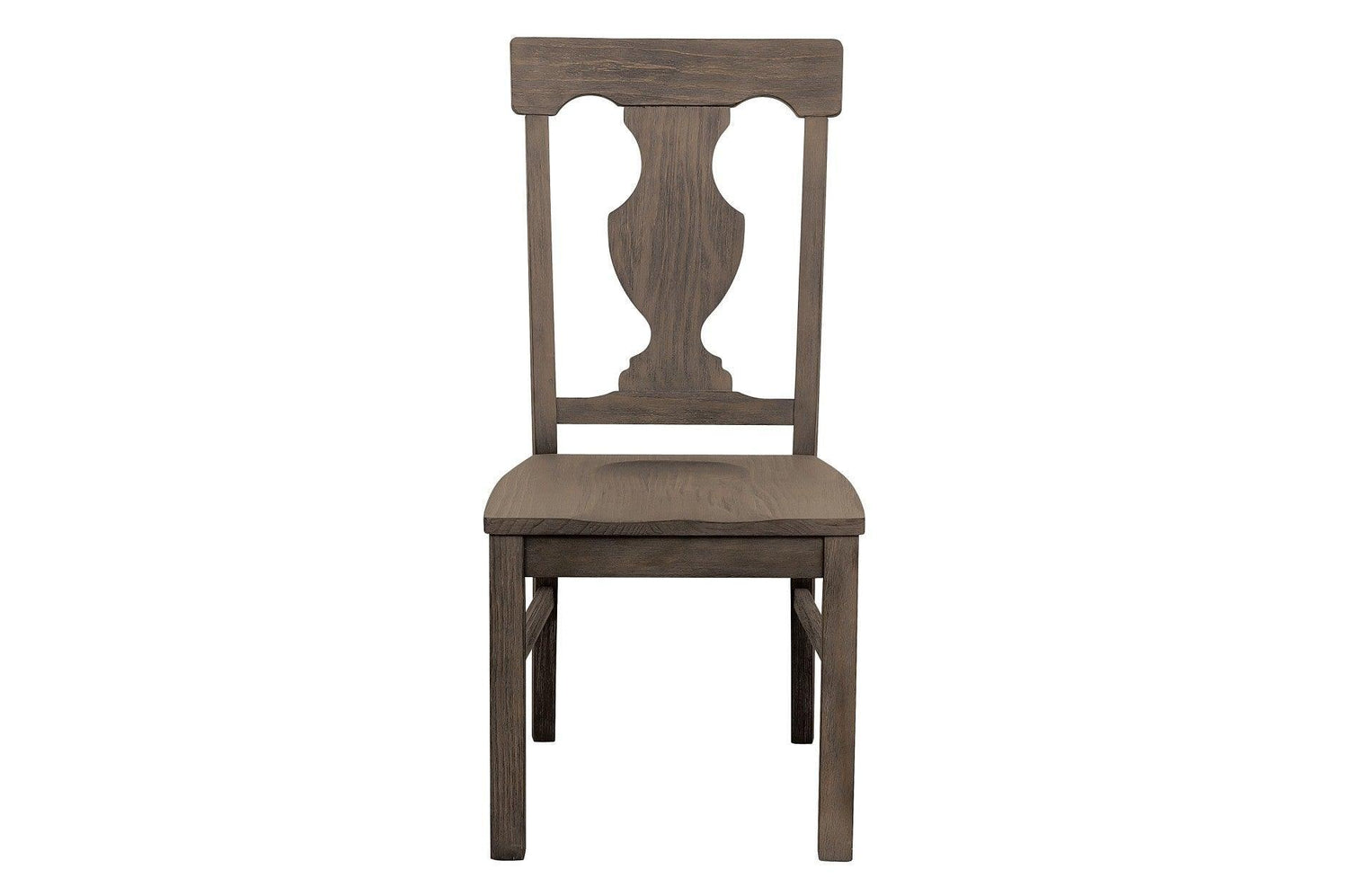 Toulon Dark Oak Rustic Finish Classic Solid Wood Circular Dining Set - Ella Furniture