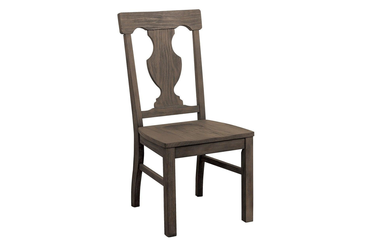 Toulon Dark Oak Rustic Finish Classic Solid Wood Rectangular Dining Set - Ella Furniture