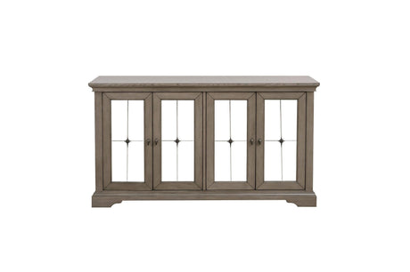 Vermillion Neutral Bisque Wood Button-Tufted Fabric Upholstered Seat Rectangular Dining Room Set - Ella Furniture