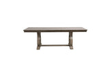 Vermillion Neutral Bisque Wood Button-Tufted Fabric Upholstered Seat Rectangular Dining Room Set - Ella Furniture